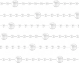 Perlengirlande für Weihnachtsbaum 5 m Ruhhy