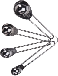 Cuillères doseuses en inox 4 pcs