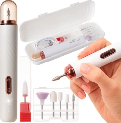 Beautylushh cordless nail drill for manicure and pedicure with 6 bits and a case