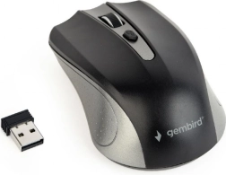 Wireless optical mouse, gray-black