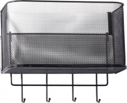 Metallklappkorb für Türen mit Haken