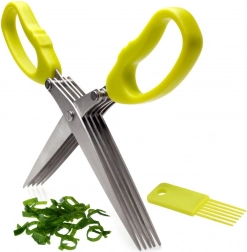 Kräuterschere aus Edelstahl 19,5 cm