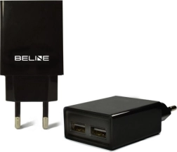 Netzladegerät 2× USB 2 A schwarz