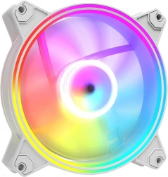 Volcano Apex 120 ARGB Fan 120 mm – white, quiet and powerful