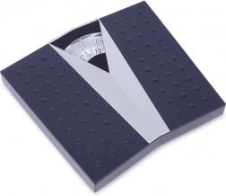 Mechanische Badezimmerwaage 120 kg, schwarz