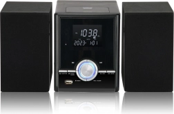 Hi-fi micro system with Bluetooth, CD and USB – black