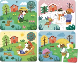 VILAC wooden puzzles Four Seasons in a box