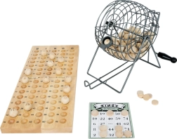Bingo game from wood