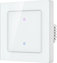 touch wi‑fi light switch avatto, 2‑gang