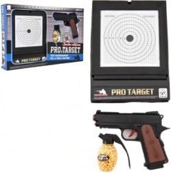Kids' 6 mm BB pistol with target