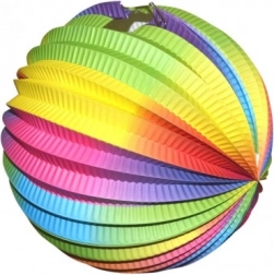 Rainbow Ball Lantern 25 cm