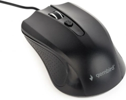 Black optical USB mouse