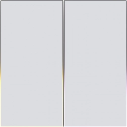 Zigbee Touch-Lichtschalter AVATTO Dual TUYA, weiß