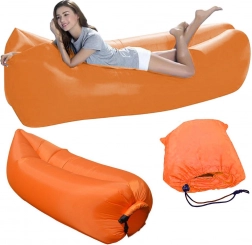 Aufblasbares Sofa Lazybag orange