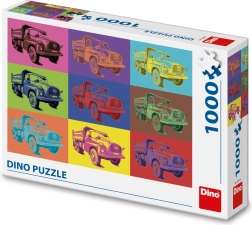 Dino Puzzle Pop Art Tatra 1000 Teile