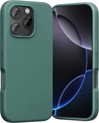 Silikonen hoesje Vention voor iPhone 16 Pro Max met MagSafe, groen