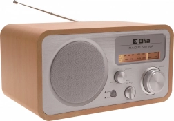 Radio MEWA aus hellem Holz