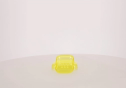 Reis-zeepdoosje, afsluitbaar kunststof zeepdoosje, type II - mix kleuren