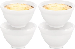 Porzellanschälchen für Vorspeisen 6 cm, 40 ml, Set aus 4 Stück