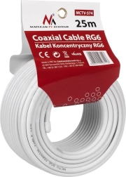 Câble satellite coaxial RG6 25 m 1.0 CCS MACLEAN