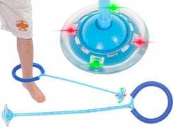 Sprung-Reifen für den Knöchel mit LED-Licht – Blau