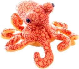 Plush Octopus Orange 17 cm