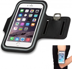 Sportarmband für Telefon – schwarz