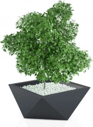 Design-Pflanzgefäß MONUMO Vendetta 30 cm, anthrazit