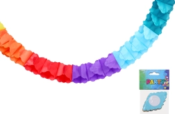 Colorful paper garland 3 m