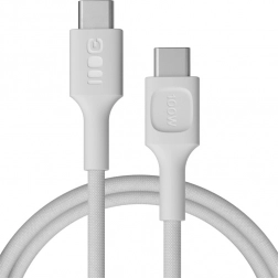 Câble USB-C PowerStream 100W 1,2 m blanc tressé