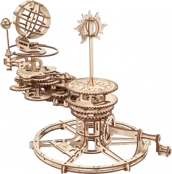 Wooden mechanical puzzle tellurium UGEARS