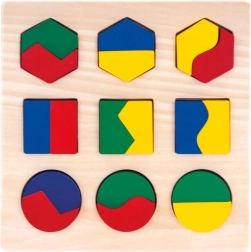 Bino Holzpuzzle – geometrische Formen