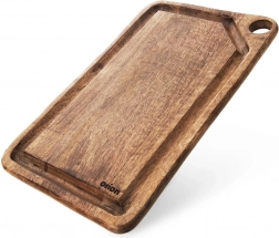 Mango wood cutting board 39.5 × 23 cm with groove