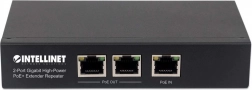 Gigabit Intellinet 2-Port High-Power PoE+ Repeater Extender
