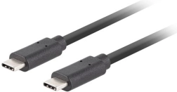 USB-C-Kabel 3.1 Gen 2, 1 m, 10 Gb/s, Power Delivery 100 W, schwarz
