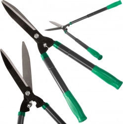 Teleskopische Gartenschere für Hecken mit ergonomischen Griffen