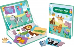 Magnetic Book with Safari Animals 47 Pieces