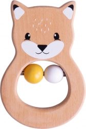 Wooden Rattle Fox Bigjigs Baby