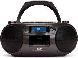 Draagbare AIWA-boombox met CD, cassette, USB, Bluetooth en DAB/FM-radio
