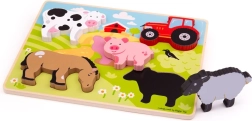 Bigjigs Toys wooden insert puzzle farm