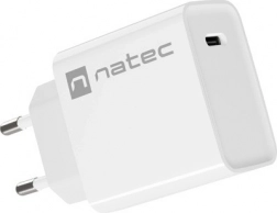 NATEC Ribera Wall Charger 1x USB‑C 20 W white