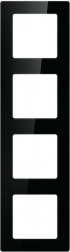 Avatto quadruple switch frame – Black