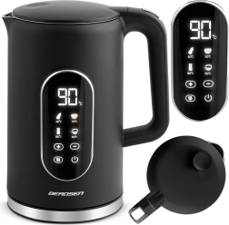 Bouilloire électrique 1,7 l BERDSEN à commande tactile, noire