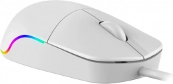 Souris optique Azora blanche avec rétroéclairage