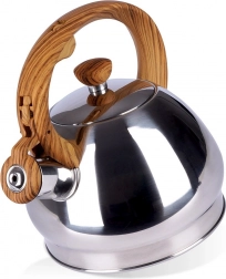 Edelstahl-Wasserkocher mit Pfeifton 1,5 l