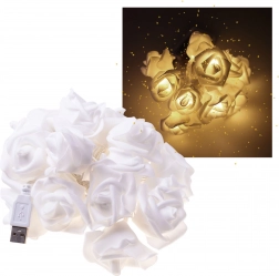 LED Rose String Lights – Warm White