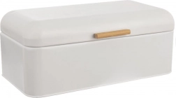 Metall-Brotkasten WHITELINE weiß 42 × 24 × 16,5 cm