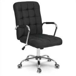 Büro-Stoffstuhl Benton schwarz