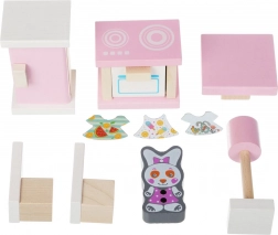 Holzmöbel für Puppen Küche von Cubika