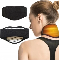 Magnetischer wärmender Nackenkragen mit verstellbarem Verschluss